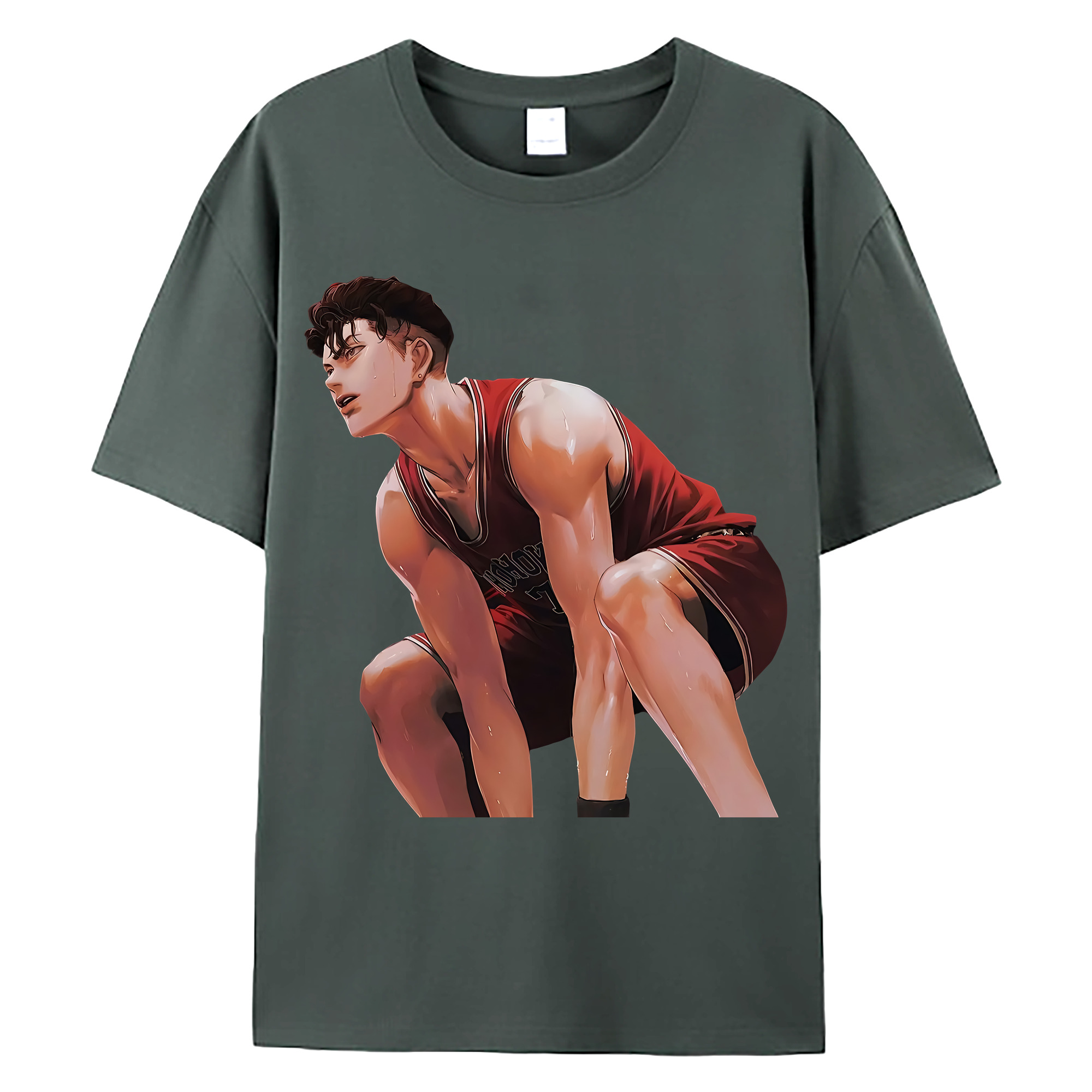 （画像用） SLAM DUNK／スラムダンク 綿100％ メンズ半袖Tシャツ｜肌触りやわらか＆通気性